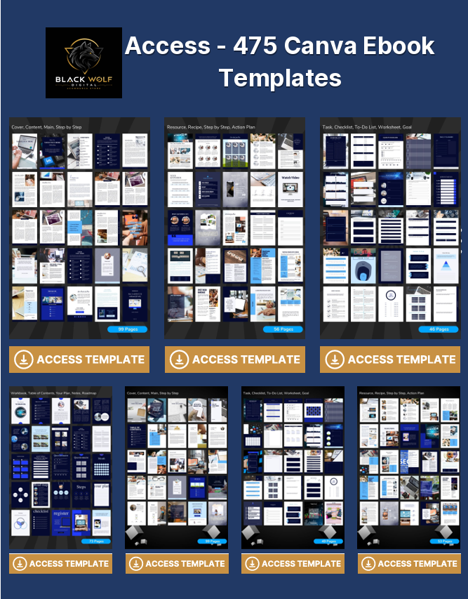 CANVA eBOOK TEMPLATES BUNDLE